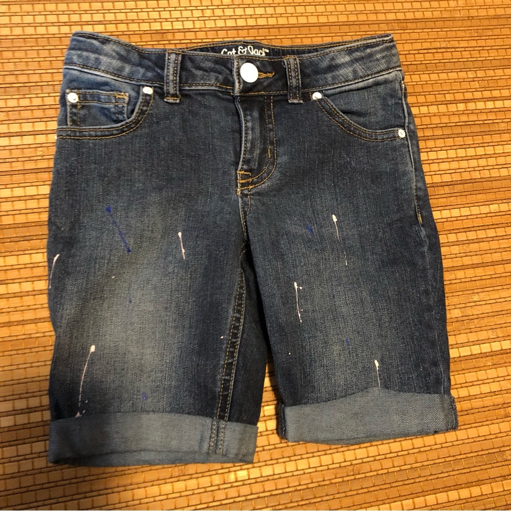 Cat & Jack Jean shorts size M 7/8